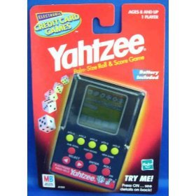 Childrens Toyshop  Toys : Yahtzee Credit Card Game