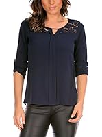 La Belle Parisienne Blusa Emilie (Azul Marino)
