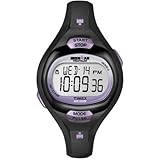 Timex Women's T5K187 Blue Resin Quartz Watch with Grey Dial