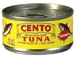 Cento Light Tuna in Olive Oil, 3 oz can