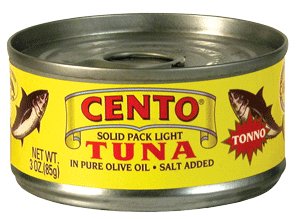 Cento Light Tuna in Olive Oil, 3 oz can by Cento