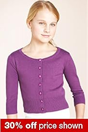Pure Cotton Scoop Neck Cropped Cardigan
