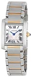 Cartier Tank Francaise 18kt Rose Gold and Steel Pink Mother-of-Pearl Ladies Watch W51027Q4