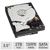 Western Digital CaviarBlack 3.5inch 7200rpm 2.0TB 64MB SATA 6.0Gbps WD2002FAEX