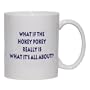 What if the Hokey pokey really is what its all about? Mug for Coffee / Hot Beverage 11 oz. YELLOW