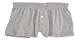 Gray Jersey Cotton Girl Boxers Mini Itty Bitty Shorts 1 Inseam, Covered elastic waist, 100% cotton, available in 5 adult sizes