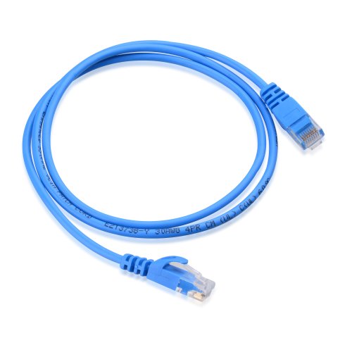Cable Matters 5-Pack, Cat6 Snagless Ethernet Patch Cable in Blue 3 Feet - Ultra Slim Series
