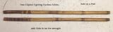 True Filipino Escrima Burned Fighting Sticks - Pair
