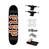 Flip Black Orange HKD 8.0 Skateboard Deck Complete