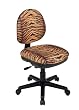 Contemporary Swivel Chair with Flex Back In Tiger Finish By Office Star