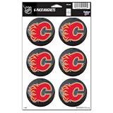 Calgary Flames Official Logo 6 Magnet Set