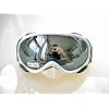 RAVS  SKIBRILLE SNOWBOARDBRILLE WEISS SILVER LENS!HELMKOMPATIBEL