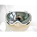RAVS SKIBRILLE SNOWBOARDBRILLE DARK SILVER LENS HELMKOMPATIBEL