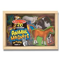 Melissa & Doug 20 Animal Magnets in a Box