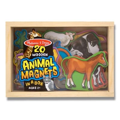 Melissa & Doug 20 Animal Magnets in a Box