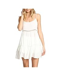 Sleeveless Pleated Lace  Dress