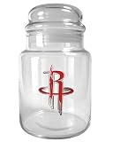 NBA Houston Rockets 31-Ounce Glass Candy Jar - Primary Logo