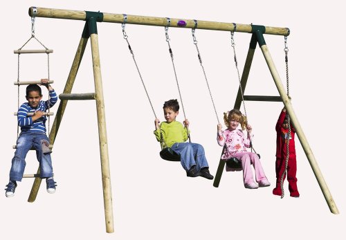 Plum Gibbon Swing and Climb Set