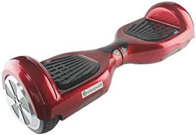 Smart Drifting Scooter VIVOVILL Two Wheels Self Balancing Unicycle Electric Scooter with LED Light (Red) & Bag