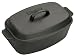 Bayou Classic 7417 12-Quart Cast-Iron Oval Roaster with Domed Lid