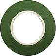 Decora 1/2" Wide Dark Green Floral Tape