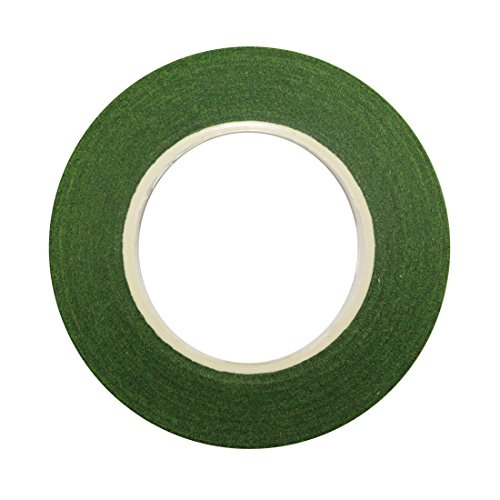 Decora 1/2" wide dark green floral tape