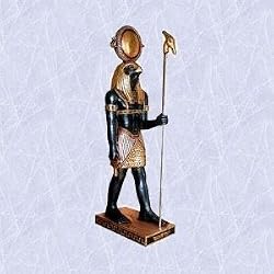Egyptian Horus statue falcon head order god sculpture