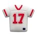 CAPerz - Football Jersey No. 17 - White/Red/Blue