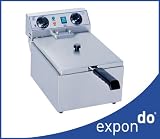 Produkt-Bild: TIMER 10 Liter EDELSTAHL FRITEUSE 3200W KALTZONE NEU