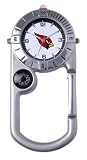 NFL Kids' CR10036 Arizona Cardinals Stand Out Silver-Tone Clip-On Watch