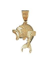 CleverEves 14K Gold Pendant Goldfish 13.3 - Gram(s)