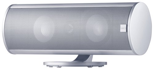 Canton CD 250 2,5-Wege Flach-Lautsprecher (70/130 Watt, 87 dB) aluminium/silber