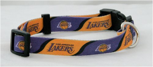 NBA Los Angeles LA Lakers Dog Collar Medium 14