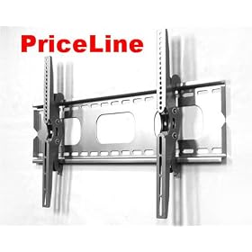 Silver Tilting Wall Mount Bracket for 37, 40, 42, 46, 50, 52, 56 LCD or Plasma displays