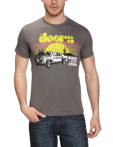 Bravado Herren T-Shirt The Doors - Riders, Gr. 48/50 (M), Grau (grau) Preisvergleich