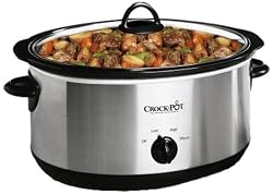 Crock-Pot 64451LD-C 6-1/2-Quart Slow Cooker with Bonus Little Dipper Slow Cooker, Stainless Steel