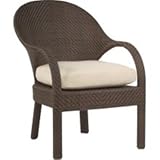 IMAGE OF Whitecraft Bali S533501,All Weather Outdoor Wicker Dining Chair, Seat Pad