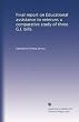 Final report on Educational assistance to veterans a comparative study of three G.I. bills