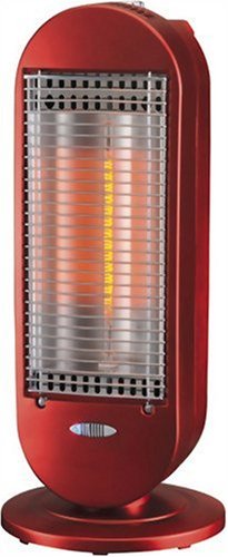 Apice アピックス ミニカーボンヒーター メタリックレッド ACH-318I-RD