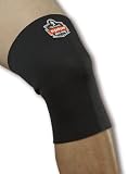ProFlex 600 Single-Layer Neoprene Knee Sleeve, Black, Medium