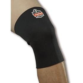 ProFlex 600 Single-Layer Neoprene Knee Sleeve, Black, Medium by Ergodyne
