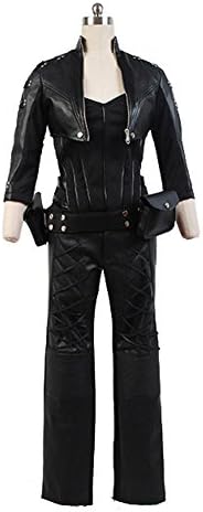 Green Arrow Black Canary Sara Lance Cosplay Costume Artificial Leather Outfit