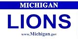 Michigan State Background License Plate