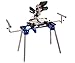 HICO UWC4000 Compact Folding Miter Saw Stand with Machine Mounts and Material Roller Supports