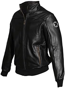 Division del Norte Fuster Jacket Leather Mens Size L - Black