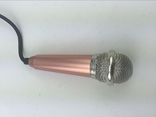 Simon US® Mini Microphone,Omnidirectional Stereo Mic for Cell Phone Voice Recording, on PC, Tablets, Smartphones（Rose）