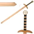 47 Inch Wooden Medieval Crusader Practice Waster Sword