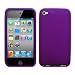 Purple Silicone Case / Skin / Cover for Apple iPod Touch 4 / 4G / 4th Gen