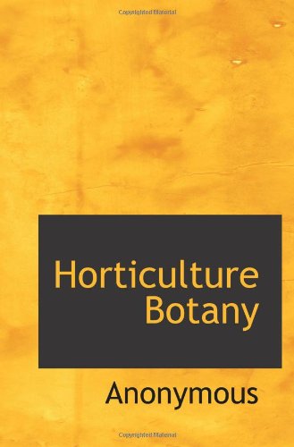 Horticulture Botany