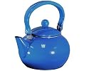 Calypso Basics 2-Quart Enamel-on-Steel Teakettle, Azure